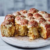 Cheese and Marmite pull-apart bread