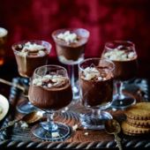 Chocolate, cardamom and ginger pots