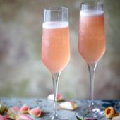 Lychee rose bellini
