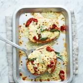 Chicken mozzarella melts