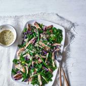 Pork and apple winter salad