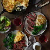 Maille mustard steak and dauphinoise 