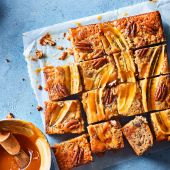 Butterscotch banana bread blondies