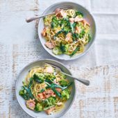 Reader recipe: Salmon and broccoli spaghetti