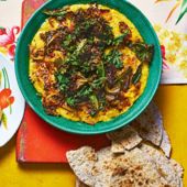 Dhal with crispy kale