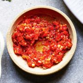 Burnt chilli 'harissa'