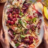 Waldorf with roasted grapes and fennel