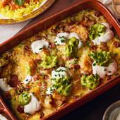 Hash brown brunch bake