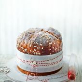 Coffee and maple panettone 