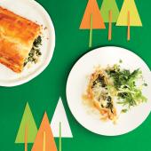 Spinach, Wensleydale and toasted hazelnut wellington