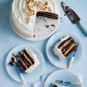 S'mores brownie cake