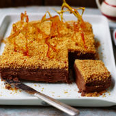 Chocolate and hazelnut praline marquise