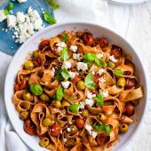 Greek-style pasta