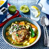 Colombian-style chicken stew