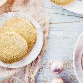 Ginger shortbread