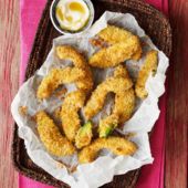 Avocado fries with Tabasco dipping sauce  