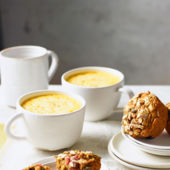 Turmeric and cardamom chai latte