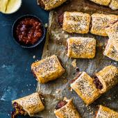 Vegan 'sausage' rolls