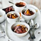 Chocolate and amaretto mousse