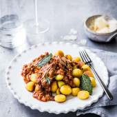 Gnocchi with duck ragu