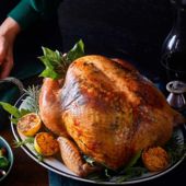 Rosemary & lemon butter-roasted turkey