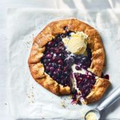 Blueberry and hazelnut galette