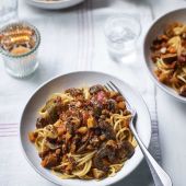Christmas spaghetti Bolognese