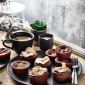 Pear, chocolate and ginger friands