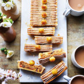 Simnel slice tart 