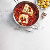 Cod saganaki