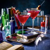 Poison cherry martini