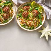 Sticky teriyaki meatballs 
