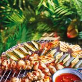 Hot honey barbecue platter