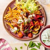 Speedy chicken souvlaki