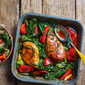 Easy teriyaki chicken traybake