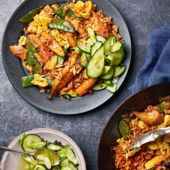 Mackerel fried rice