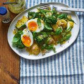 Potato and green medley salad