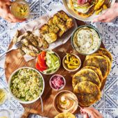 Shawarma grazing board