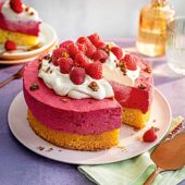 Cranachan mousse cake