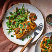 Marmite mushroom and stout rarebit
