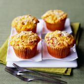 Chorizo, sweetcorn and tomato muffins