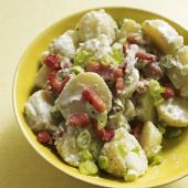 Potato salad with blue cheese and buttermilk dressing
