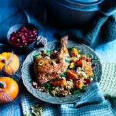 Spiced chicken butternut couscous