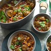 Middle-Eastern spiced meatballs 
