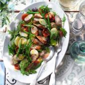 Sausage ‘Niçoise’ salad