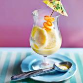 Harvey Wallbanger sorbet