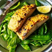 Tandoori salmon