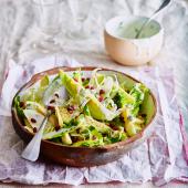 Little Gem salad with Roquefort dressing