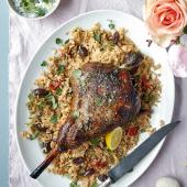 Gizzi Erskine’s Greek roast lamb