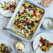 Oven brunch omelette